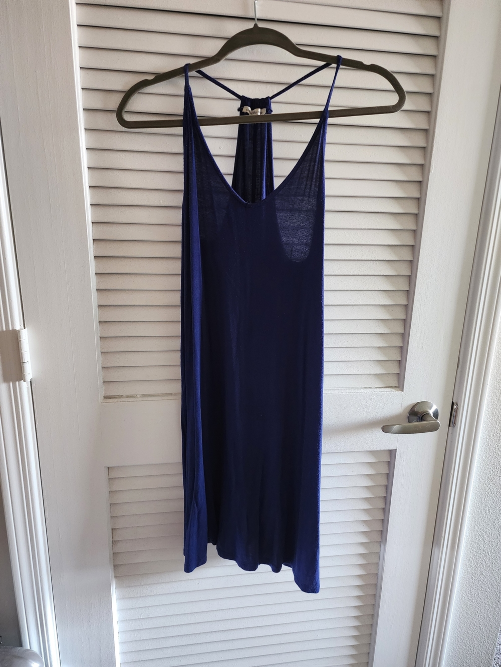 Charlotte Russe Royal Blue Slip Swim Cover-Up